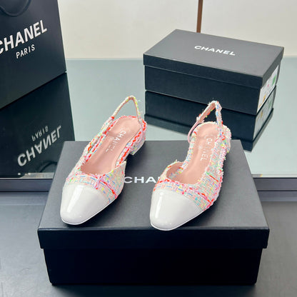 CC SLINGBACK 25S 25 MM IN MULTICOLOR TWEED