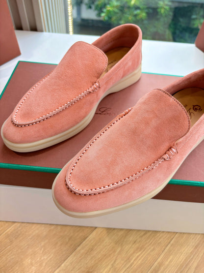 LP LOAFERS 25S IN PEACH PINK CASHMERE