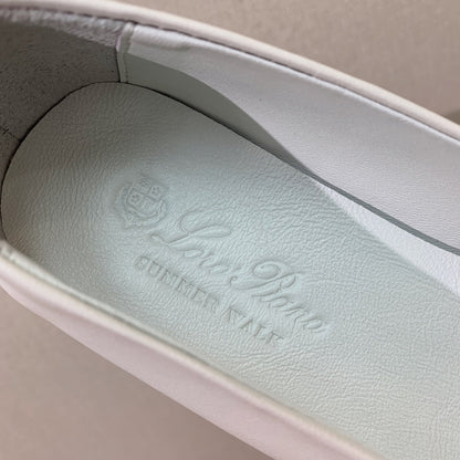 LP REBECCA BALLERINAS SNOW CALFSKIN