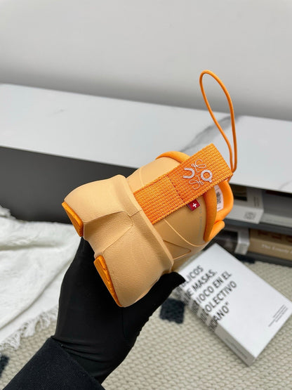 LOEWE 26S CLOUDSOLO SNEAKERS IN ORANGE RECYCLED POLYESTER