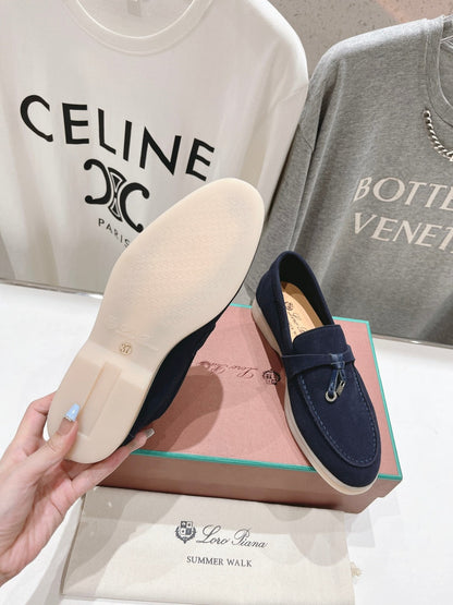 LP SUMMER CHARMS WALK LOAFERS DENIM SUEDE